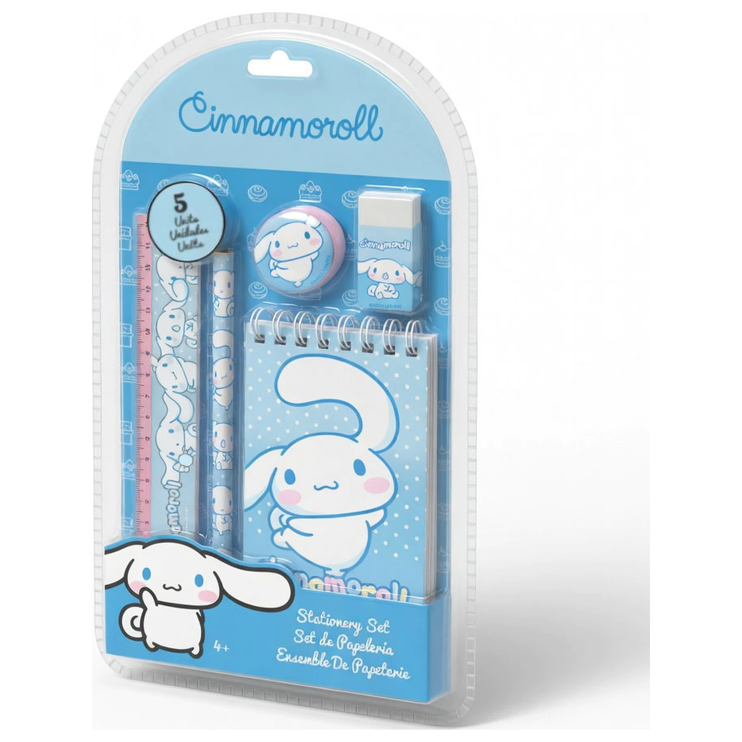 Zestaw papeterii Hello Kitty Cinnamoroll, 5-częściowy zdjęcie produktu