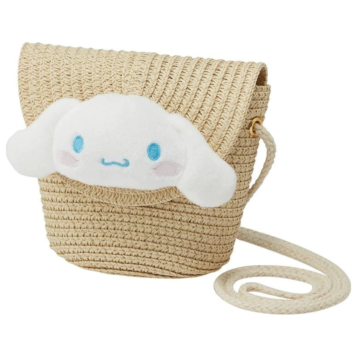 Hello Kitty Cinnamoroll Torebka crossbody ze słomki 13.8x13cm zdjęcie produktu