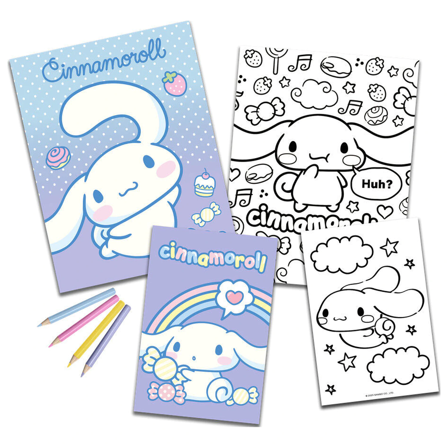 Hello Kitty Cinnamoroll Zestaw do Kolorowania z Naklejkami zdjęcie produktu