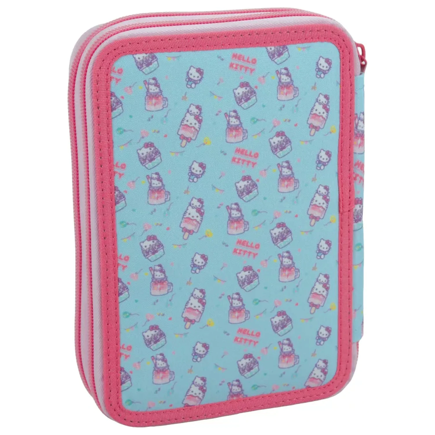 Hello Kitty Cupcake Filled DwuPoziomowy Piórnik zdjęcie produktu