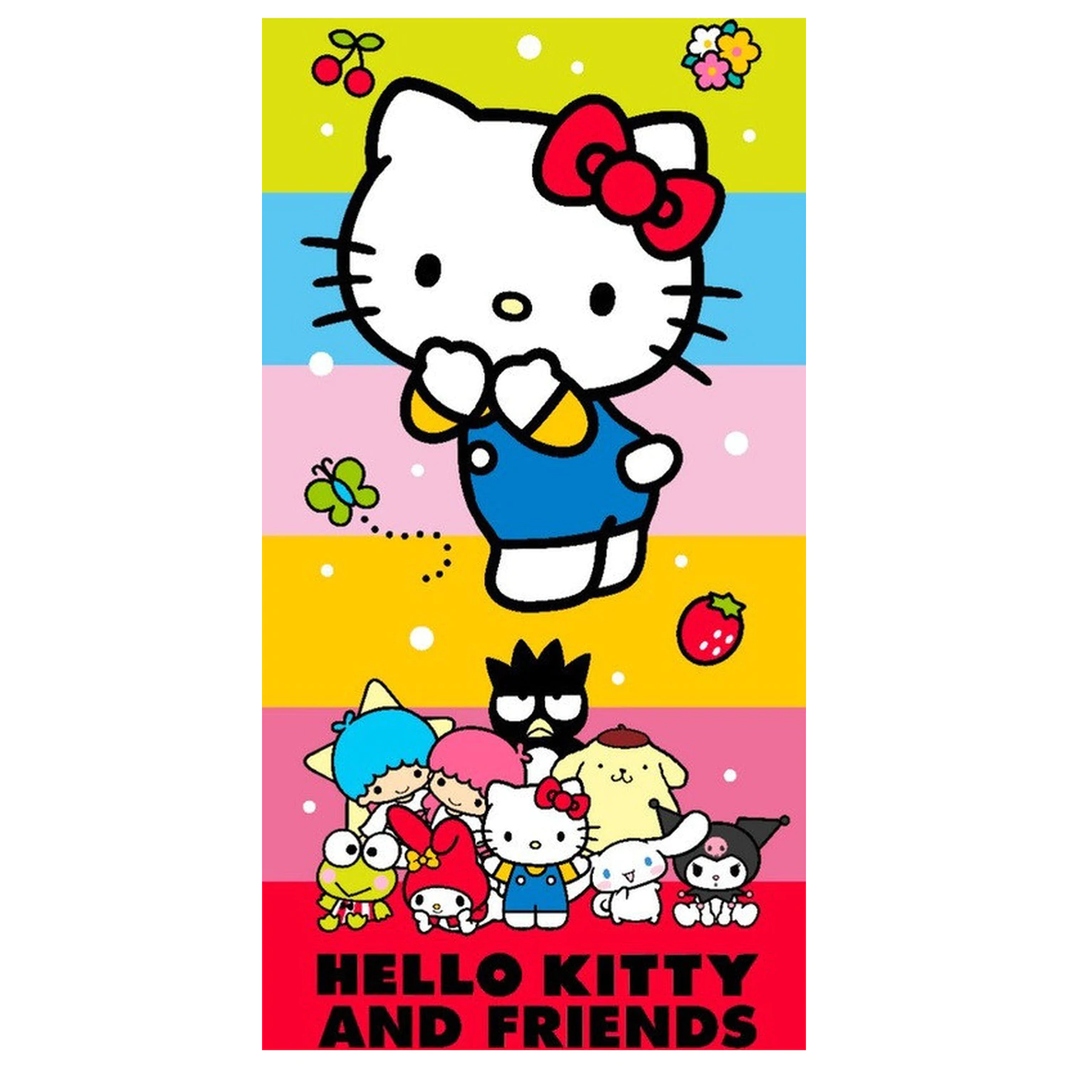 Hello Kitty Cute Friends Ręcznik 70x140 cm zdjęcie produktu