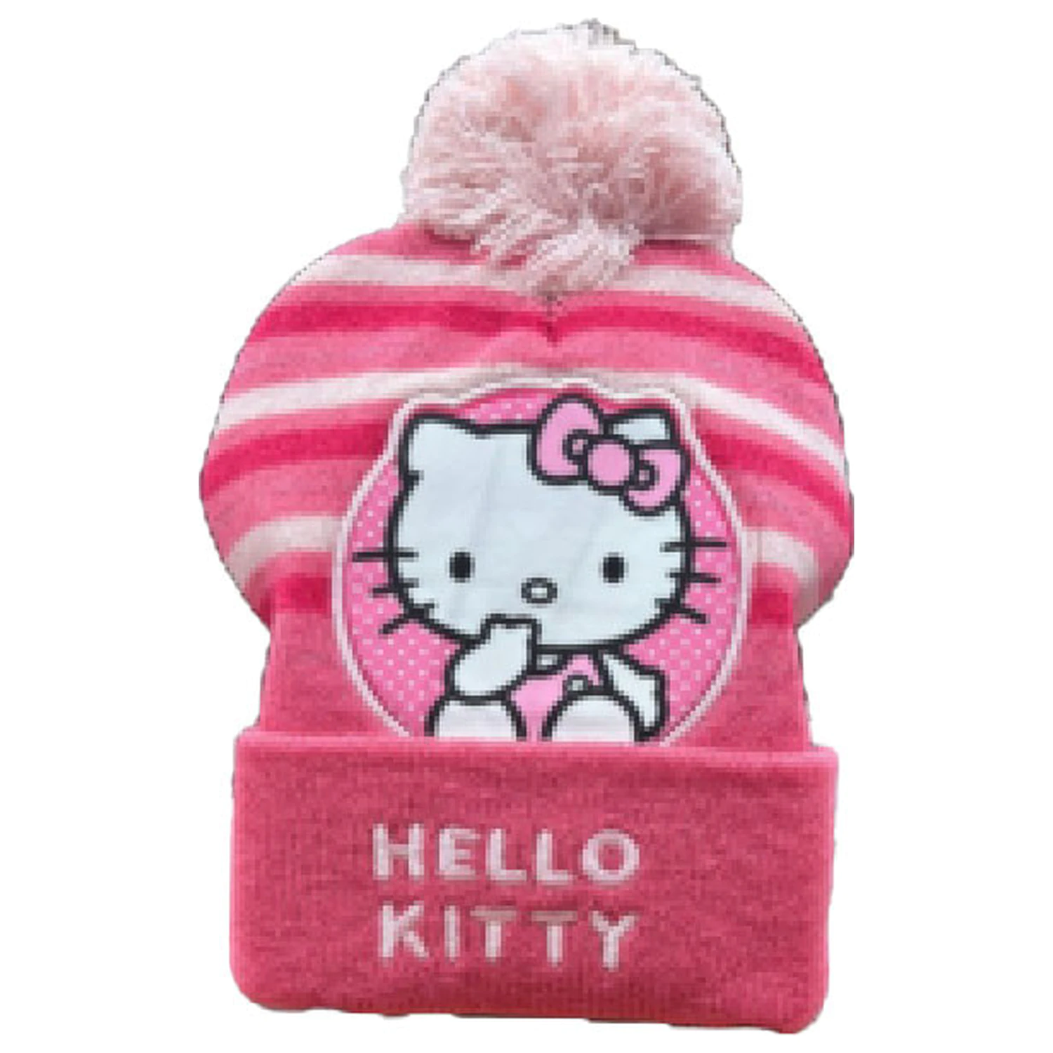 Czapka dziecięca Hello Kitty Ciemnoróżowa zdjęcie produktu