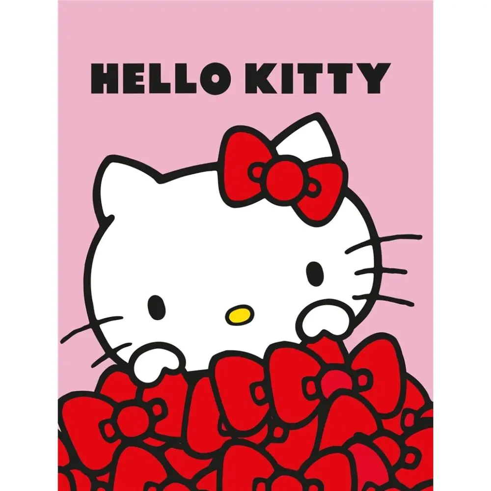Koc flanelowy Hello Kitty 130x160cm zdjęcie produktu