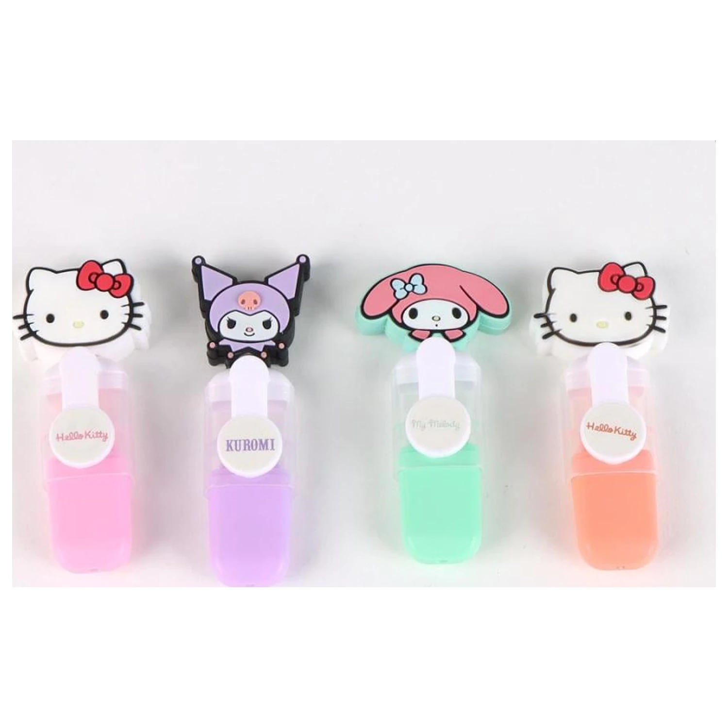 Hello Kitty & Friends Pack of 4 Mini Zakreślacze z Głową zdjęcie produktu