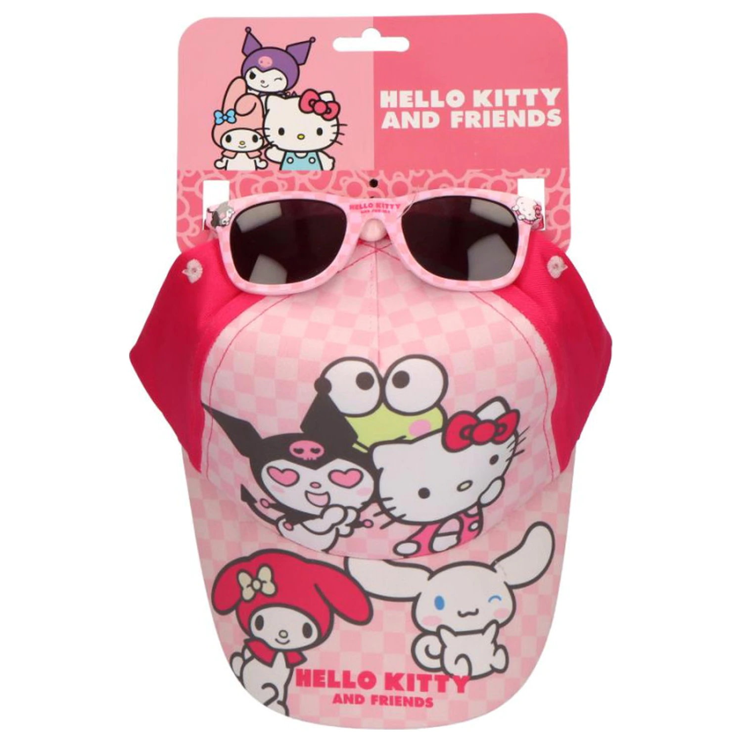 Hello Kitty and Friends Zestaw Okularów Przeciwsłonecznych i Czapka z Daszkiem zdjęcie produktu