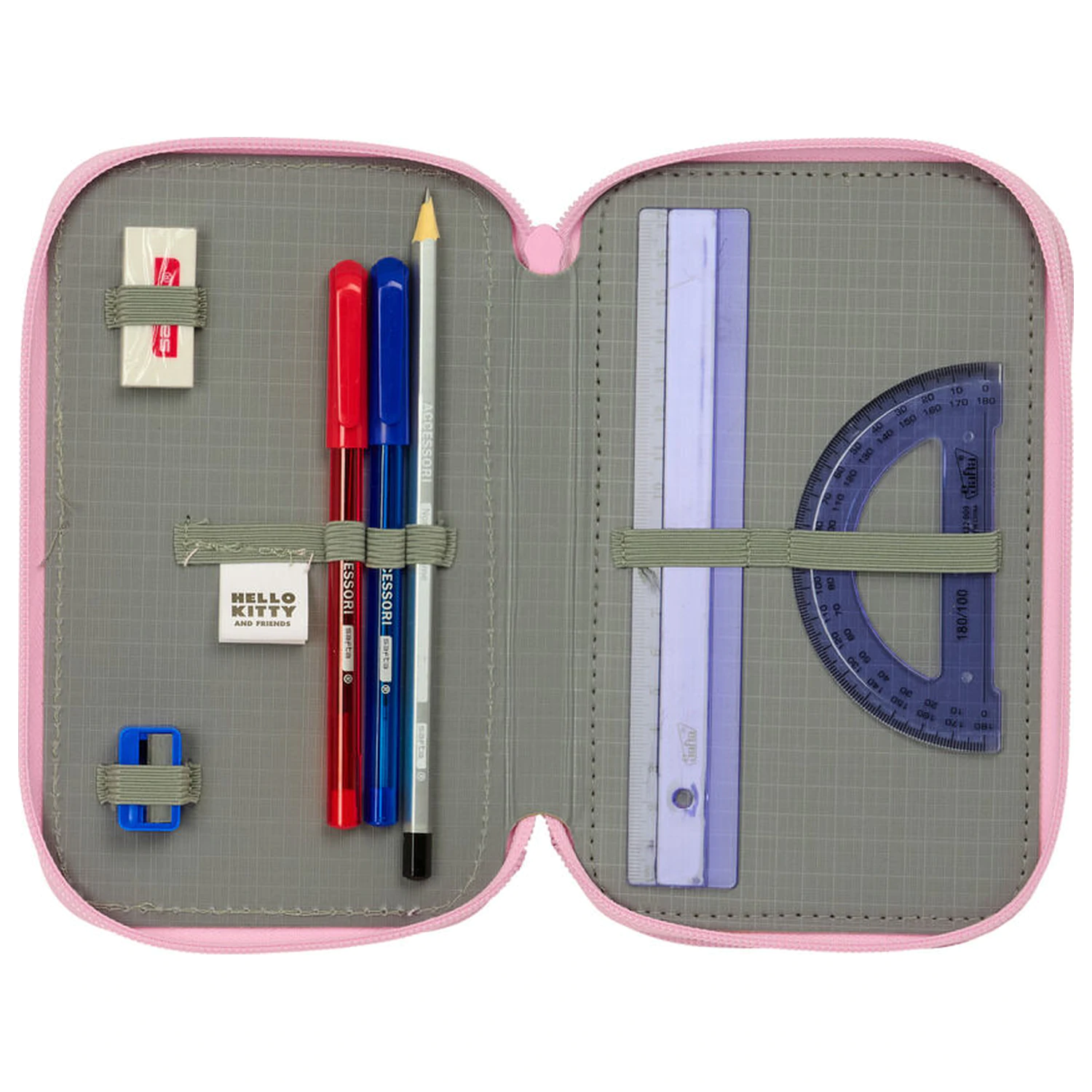 Hello Kitty & Friends potrójny piórnik 37 szt. zdjęcie produktu