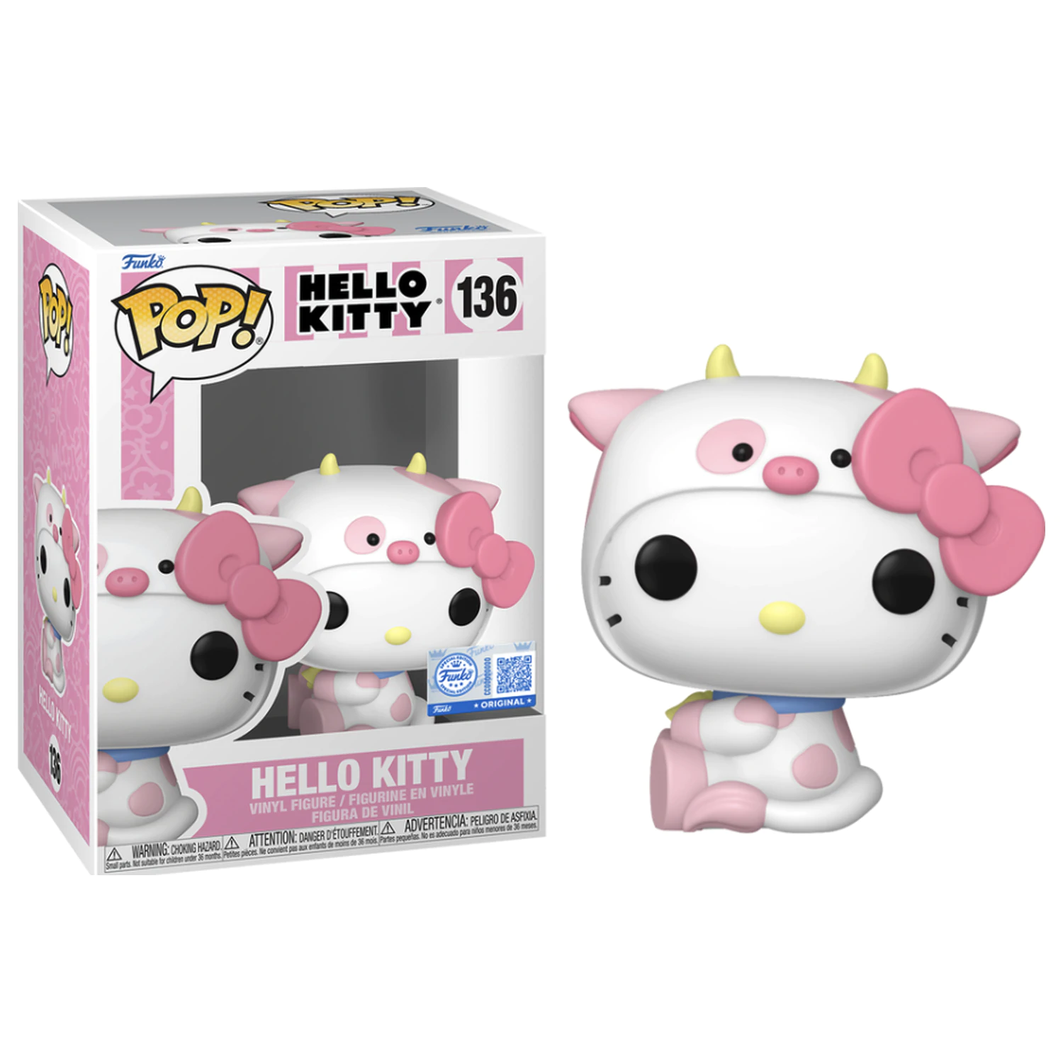 Hello Kitty Funko Pop! Sanrio Hello Kitty w Cow Cosplay zdjęcie produktu