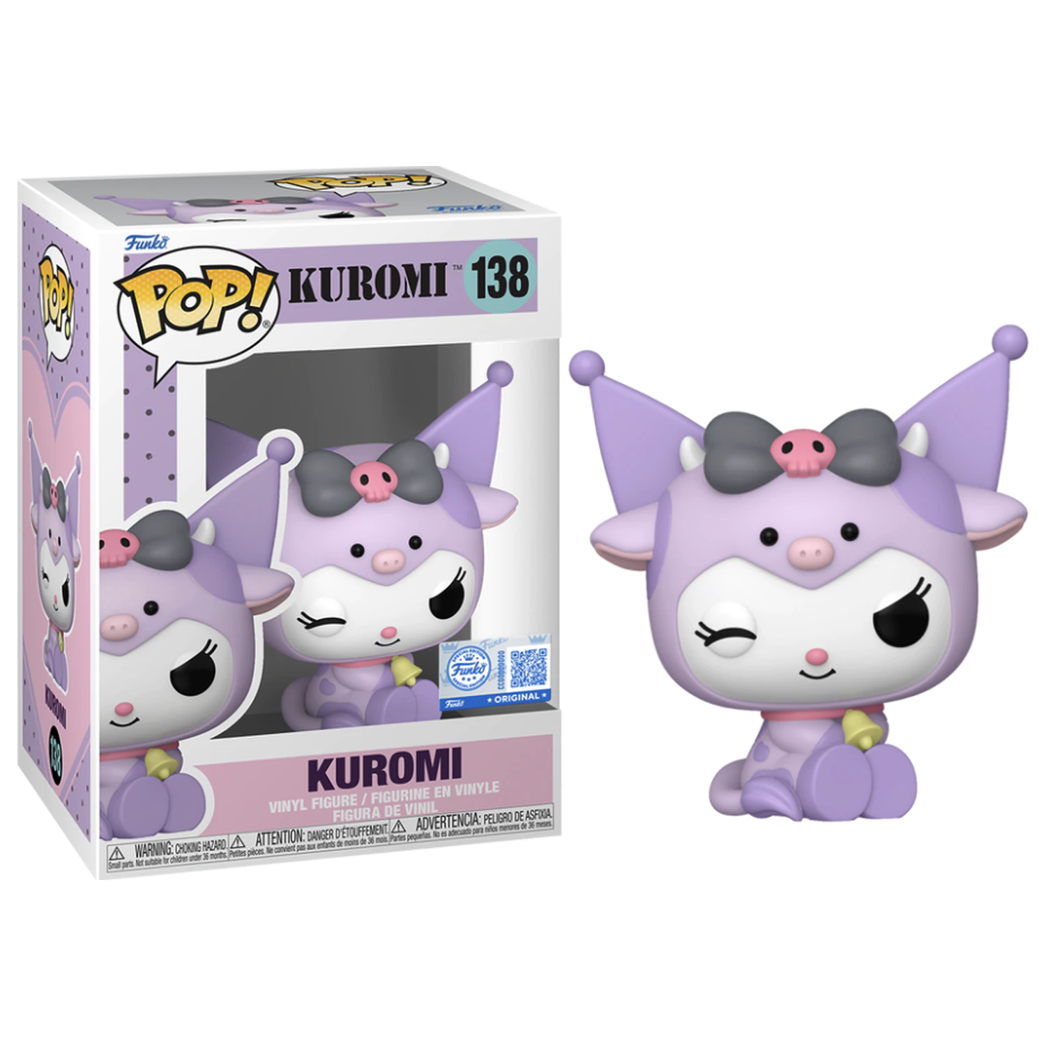 Hello Kitty Funko Pop! Sanrio Kuromi w przebraniu krowy zdjęcie produktu