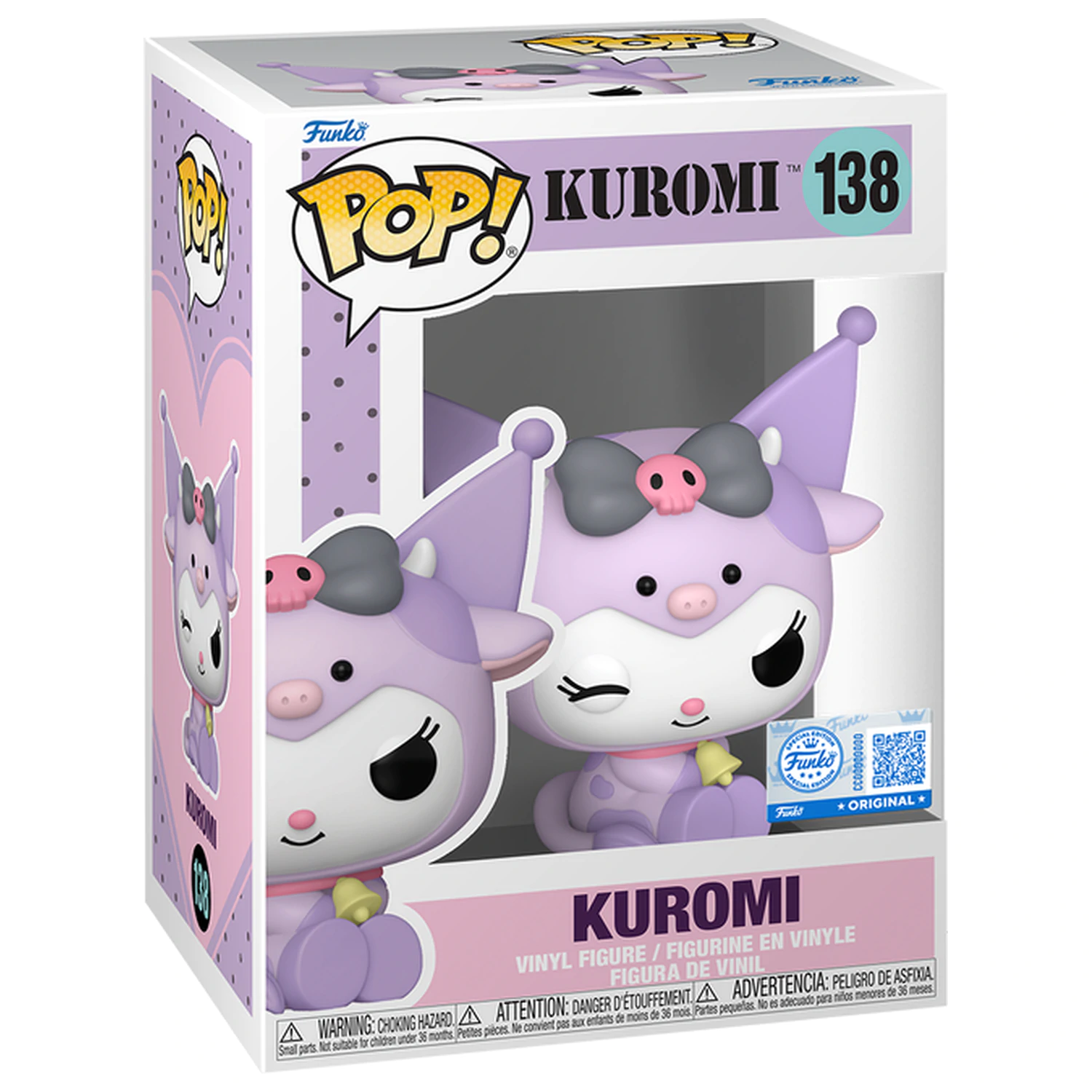 Hello Kitty Funko Pop! Sanrio Kuromi w przebraniu krowy zdjęcie produktu