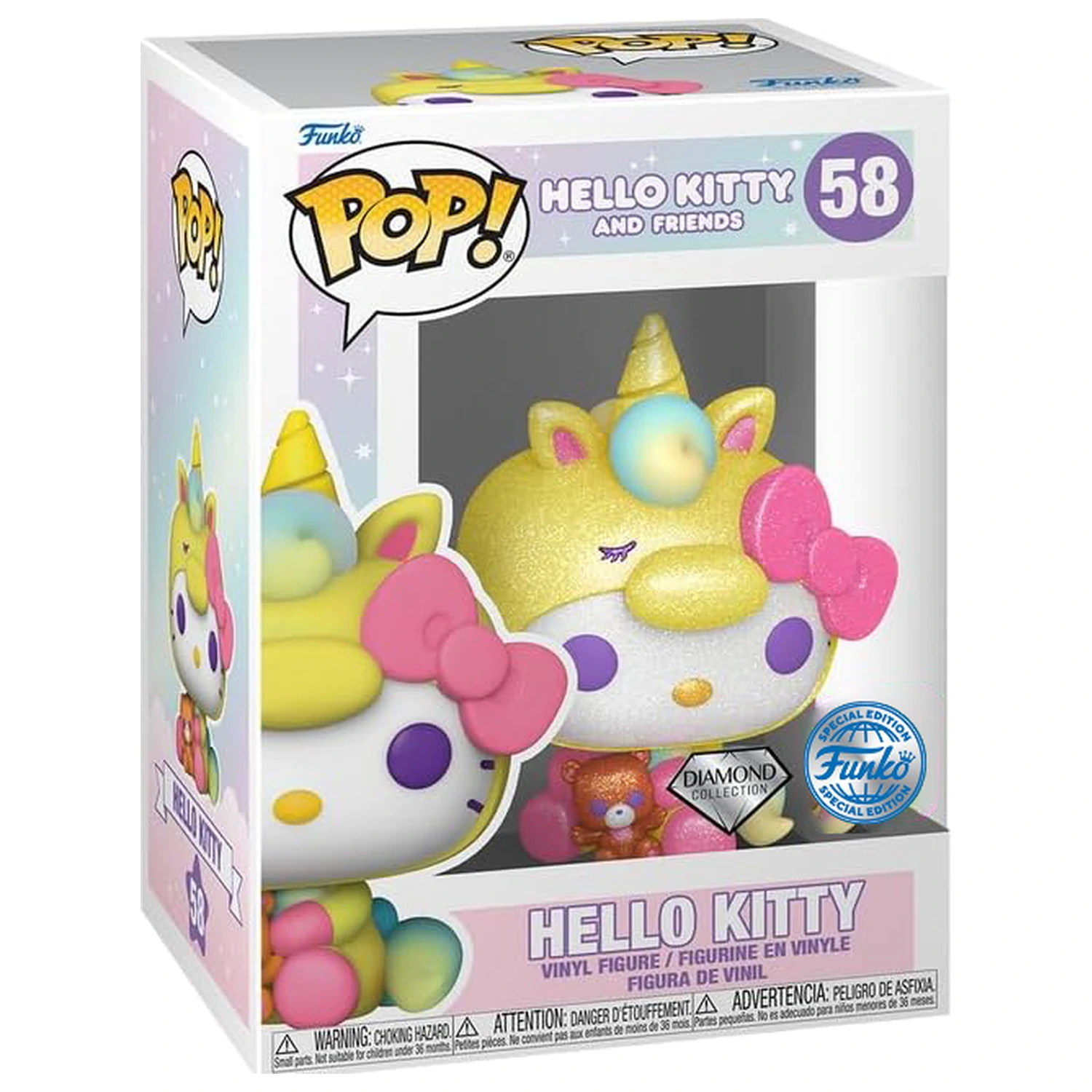 Hello Kitty Funko Pop Sanrio nr 58 Hello Kitty (Diamond) zdjęcie produktu