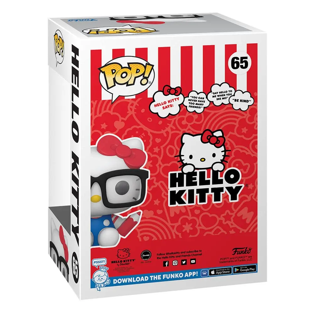 Hello Kitty POP! Figurka winylowa Sanrio Hello Kitty Nerd 9 cm zdjęcie produktu