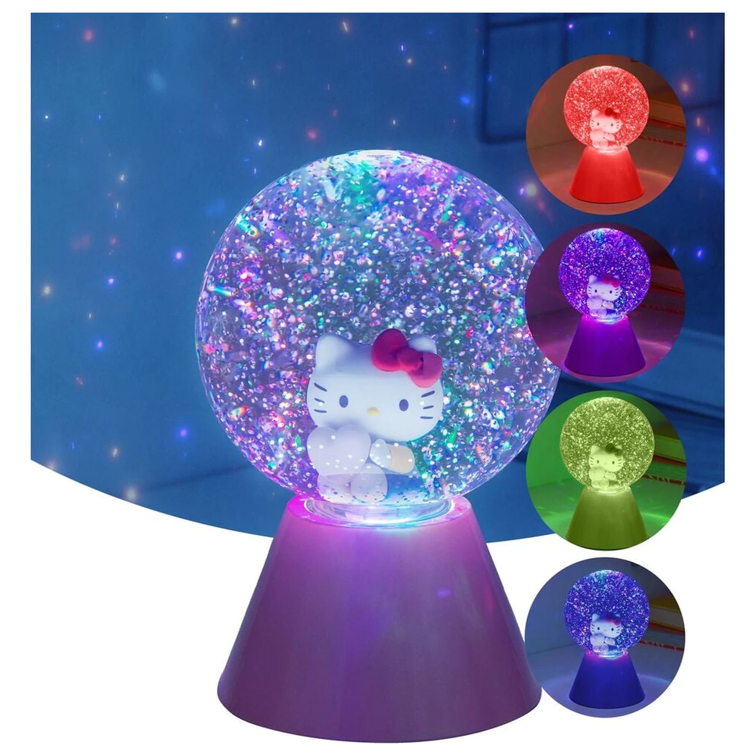 Hello Kitty Brokatowa Lampa LED zdjęcie produktu