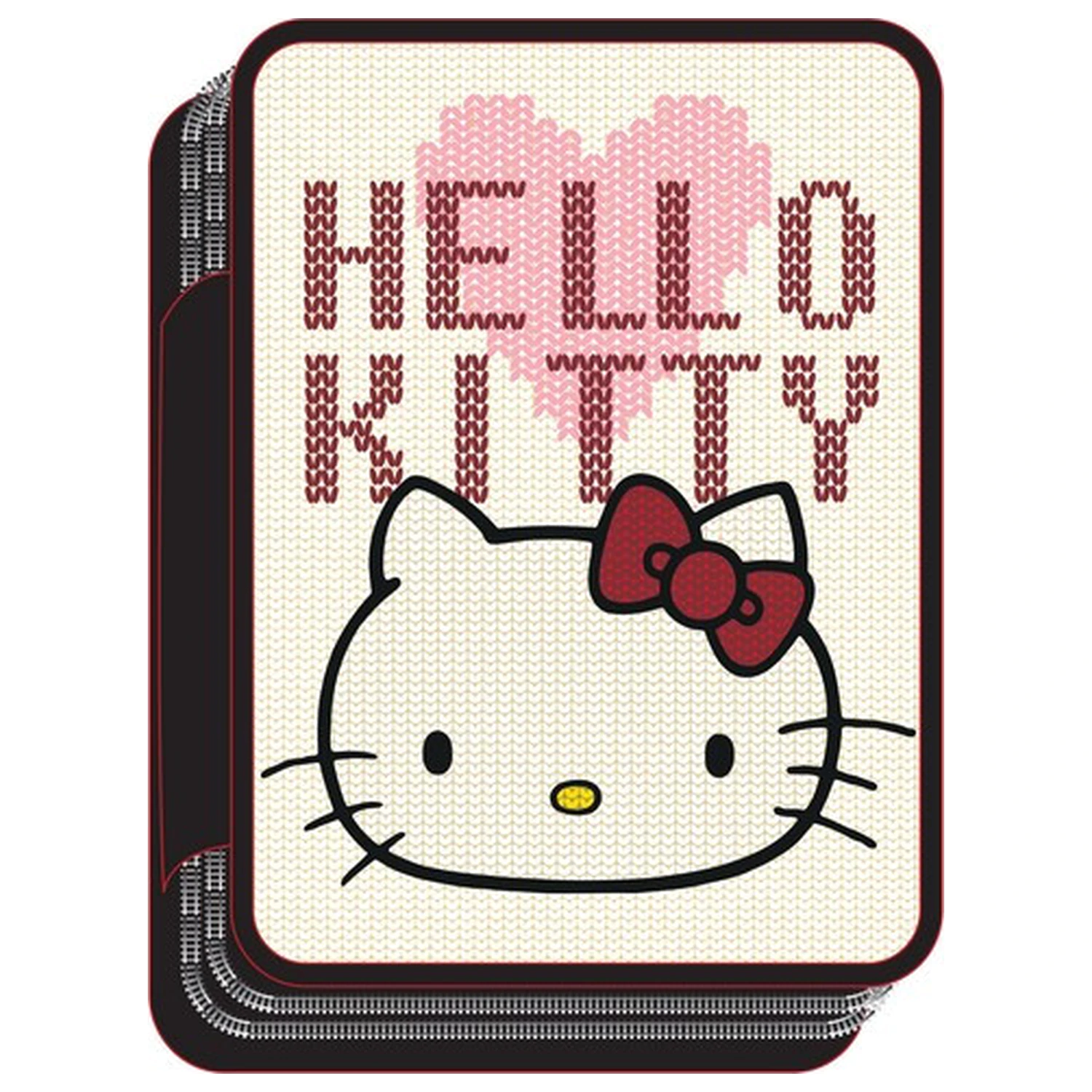 Hello Kitty Heart piórnik z wyposażeniem, 2-poziomowy zdjęcie produktu