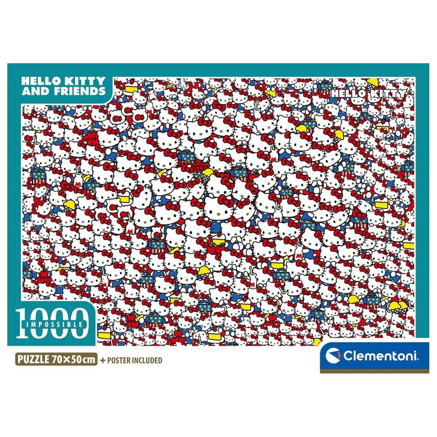 Hello Kitty impossible puzzle 1000 elementów zdjęcie produktu