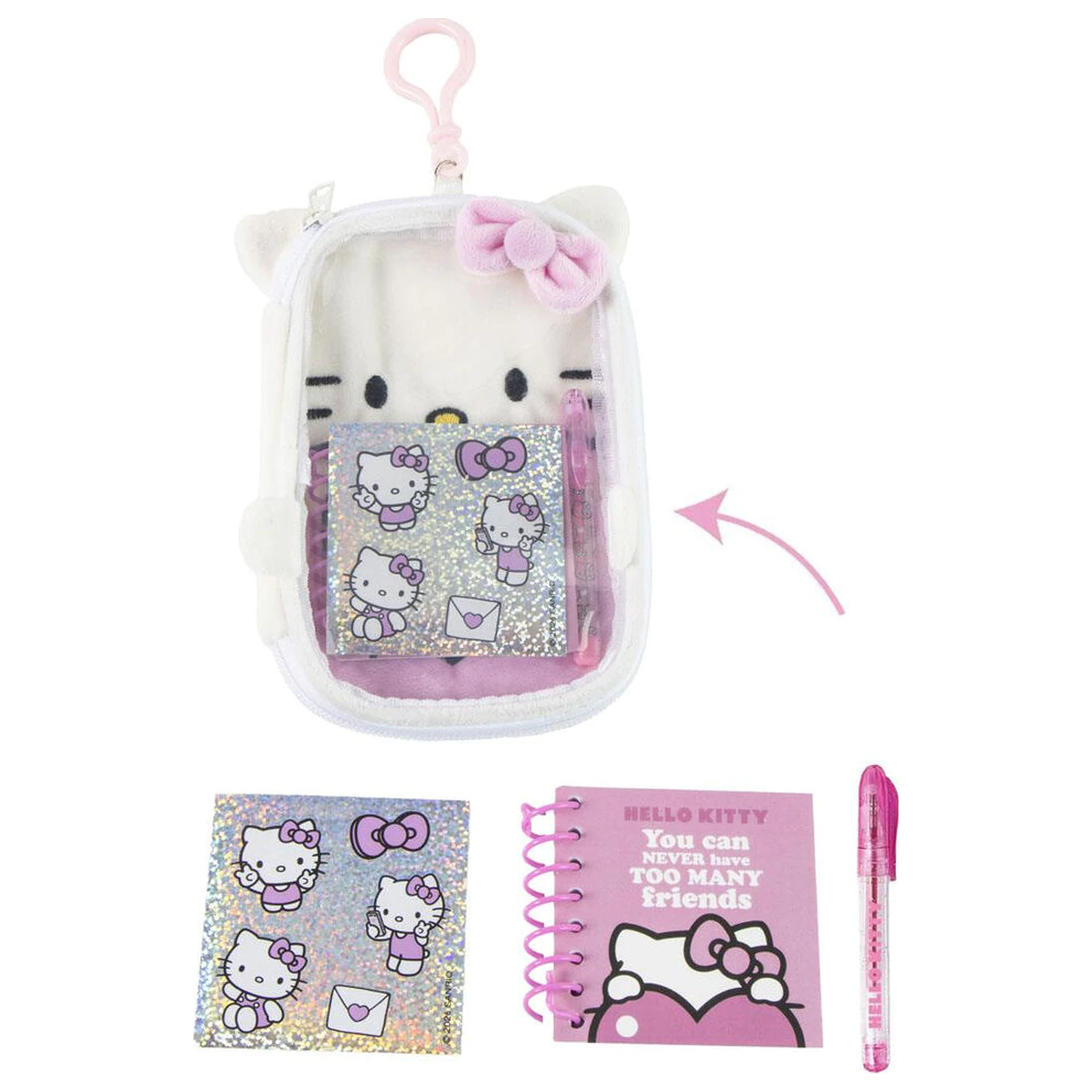 Hello Kitty zestaw artykułów papierniczych zdjęcie produktu