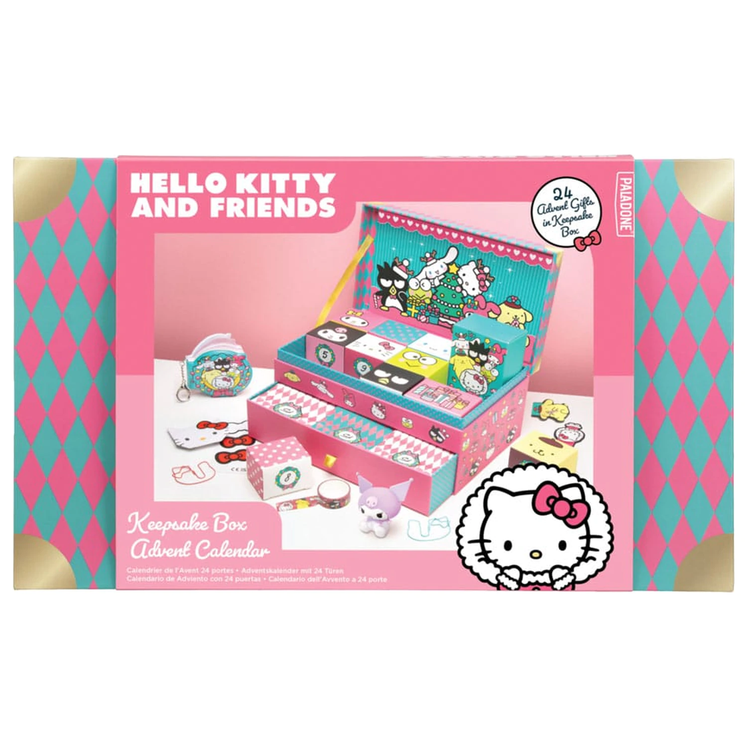 Hello Kitty Kalendarz Adwentowy Pamiątkowe Pudełko zdjęcie produktu