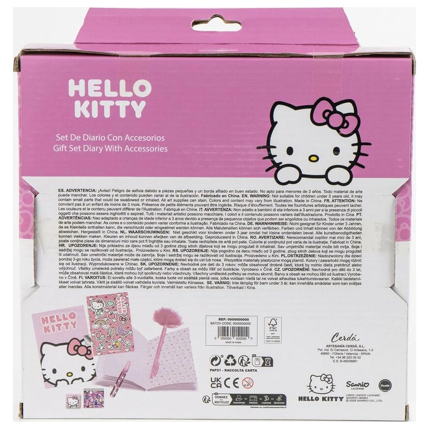 Hello Kitty Zestaw pamiętnika zdjęcie produktu