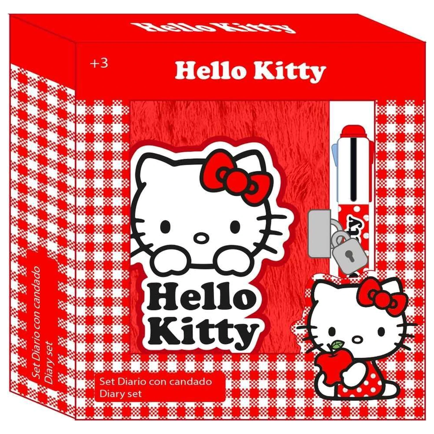 Hello Kitty Pamiętnik + długopis 4-kolorowy zdjęcie produktu