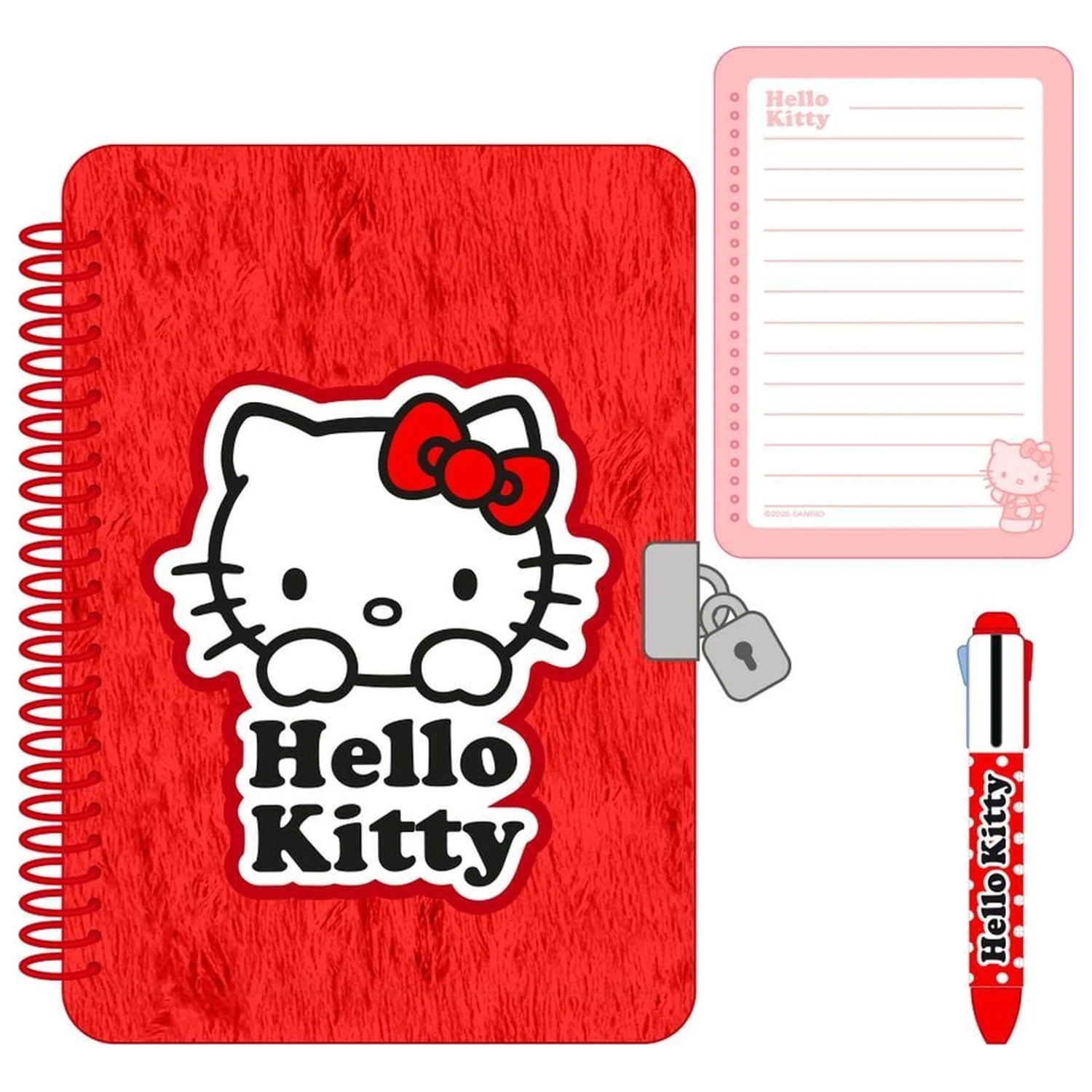 Hello Kitty Pamiętnik + długopis 4-kolorowy zdjęcie produktu