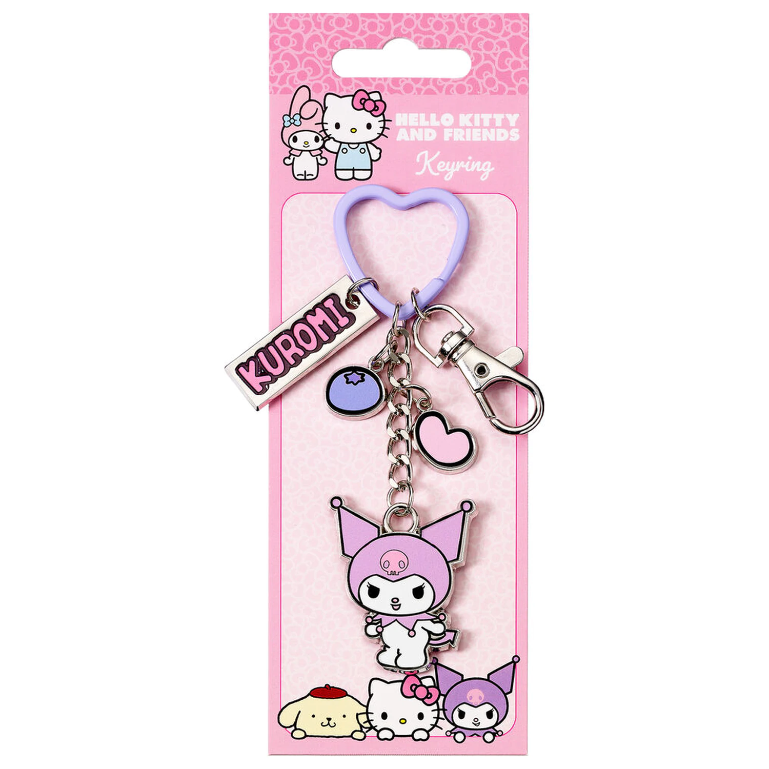 Breloczek Hello Kitty z Charmsami Kuromi 15 cm zdjęcie produktu