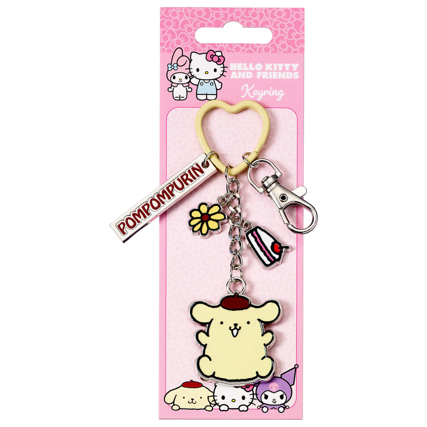 Breloczek Hello Kitty z zawieszkami Pompompurin zdjęcie produktu