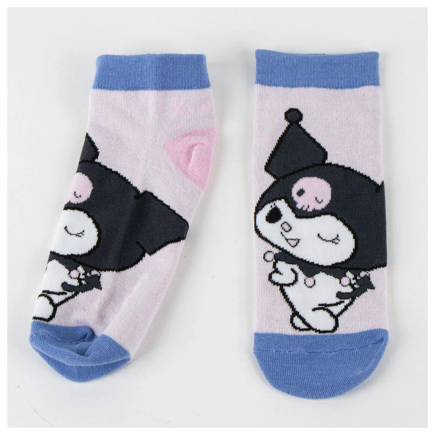 Hello Kitty Kuromi zestaw dla dorosłych 2 pary skarpetek zdjęcie produktu