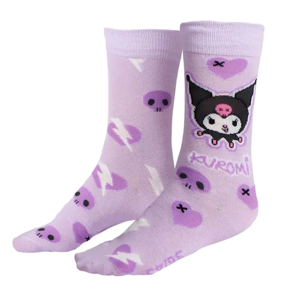 Hello Kitty Kuromi pack 3 pary skarpetek dla dorosłych zdjęcie produktu