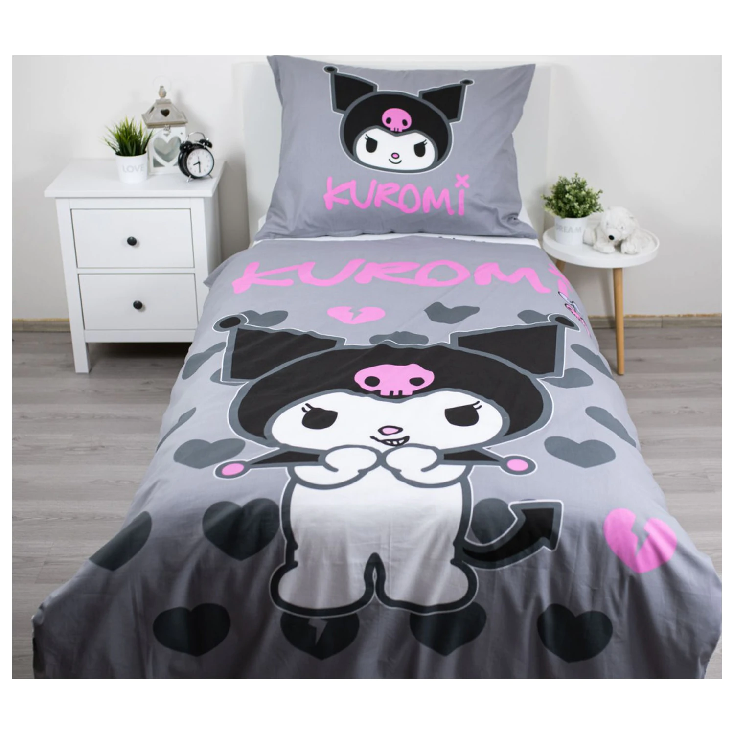 Hello Kitty Kuromi poszwa na kołdrę zdjęcie produktu