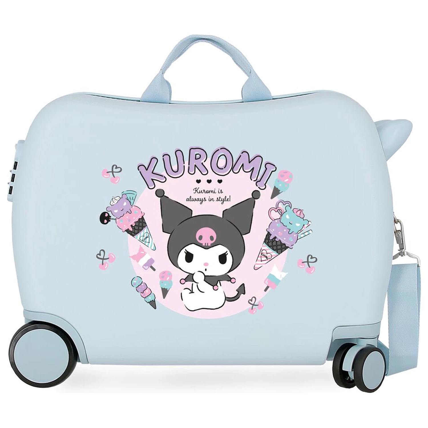 Hello Kitty Kuromi Always In Style walizka na kółkach ABS 50cm zdjęcie produktu
