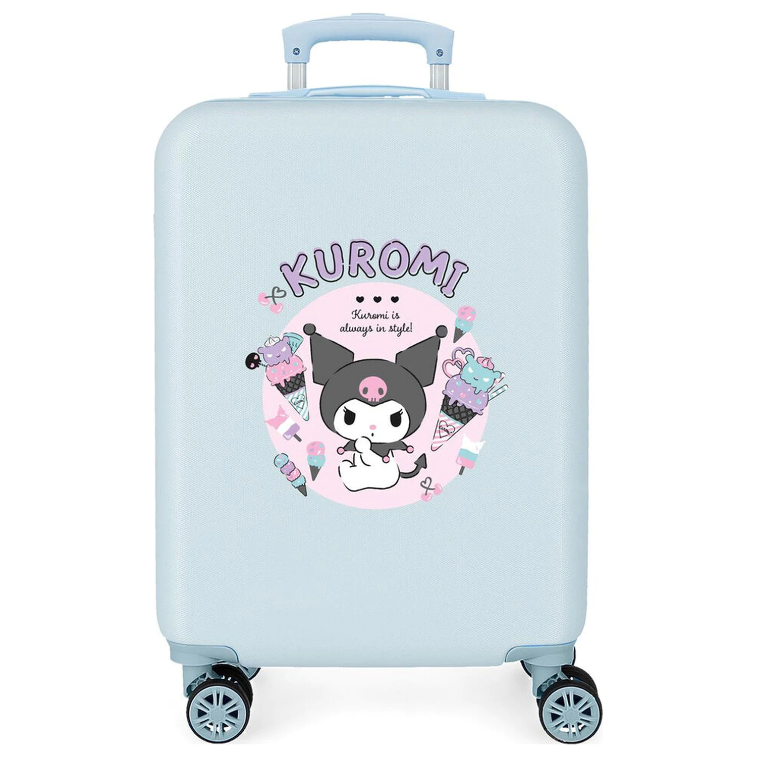 Walizka na kółkach ABS Hello Kitty Kuromi Always In Style 55cm zdjęcie produktu