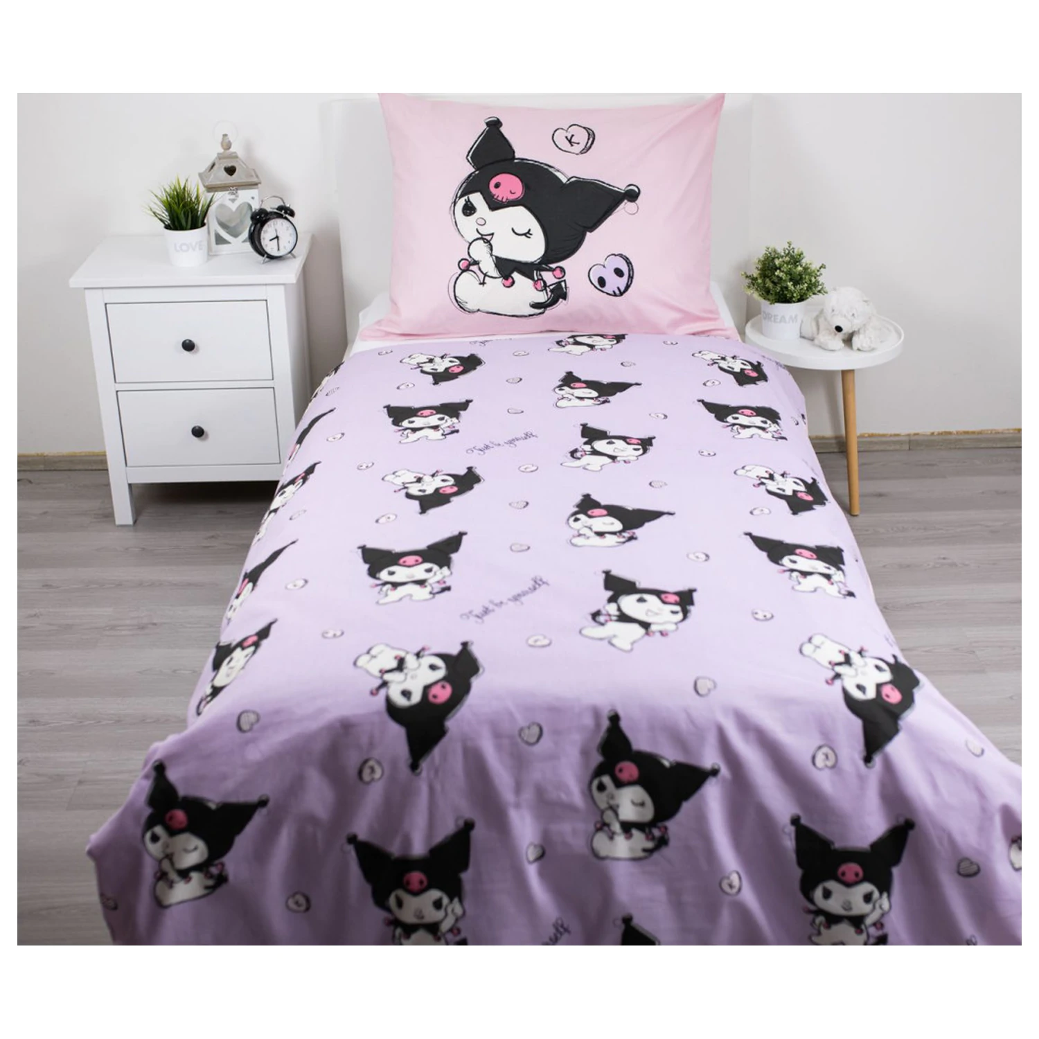 Hello Kitty Kuromi Be Yourself Poszewka na kołdrę zdjęcie produktu