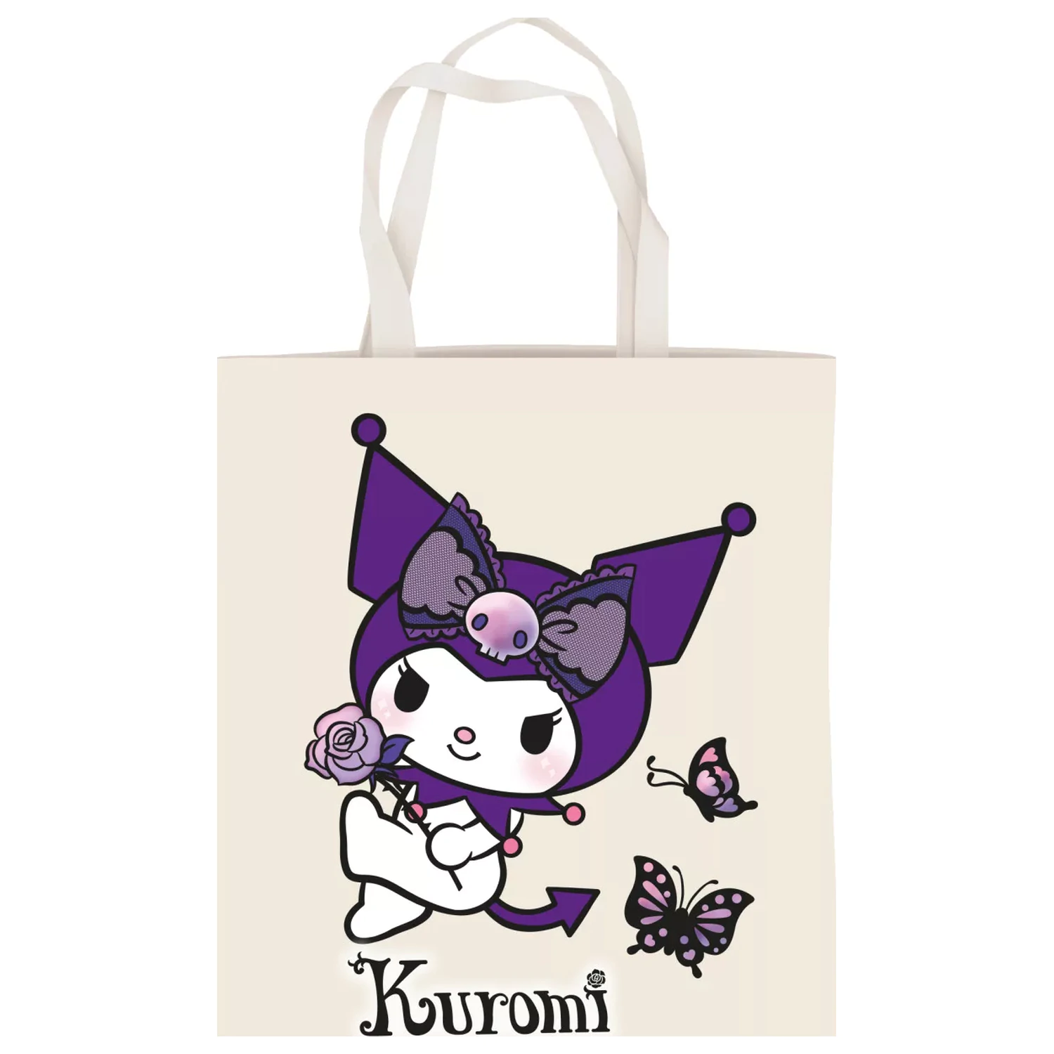 Hello Kitty Kuromi Butterfly Canvas Torba, Torba na Zakupy 44 cm zdjęcie produktu