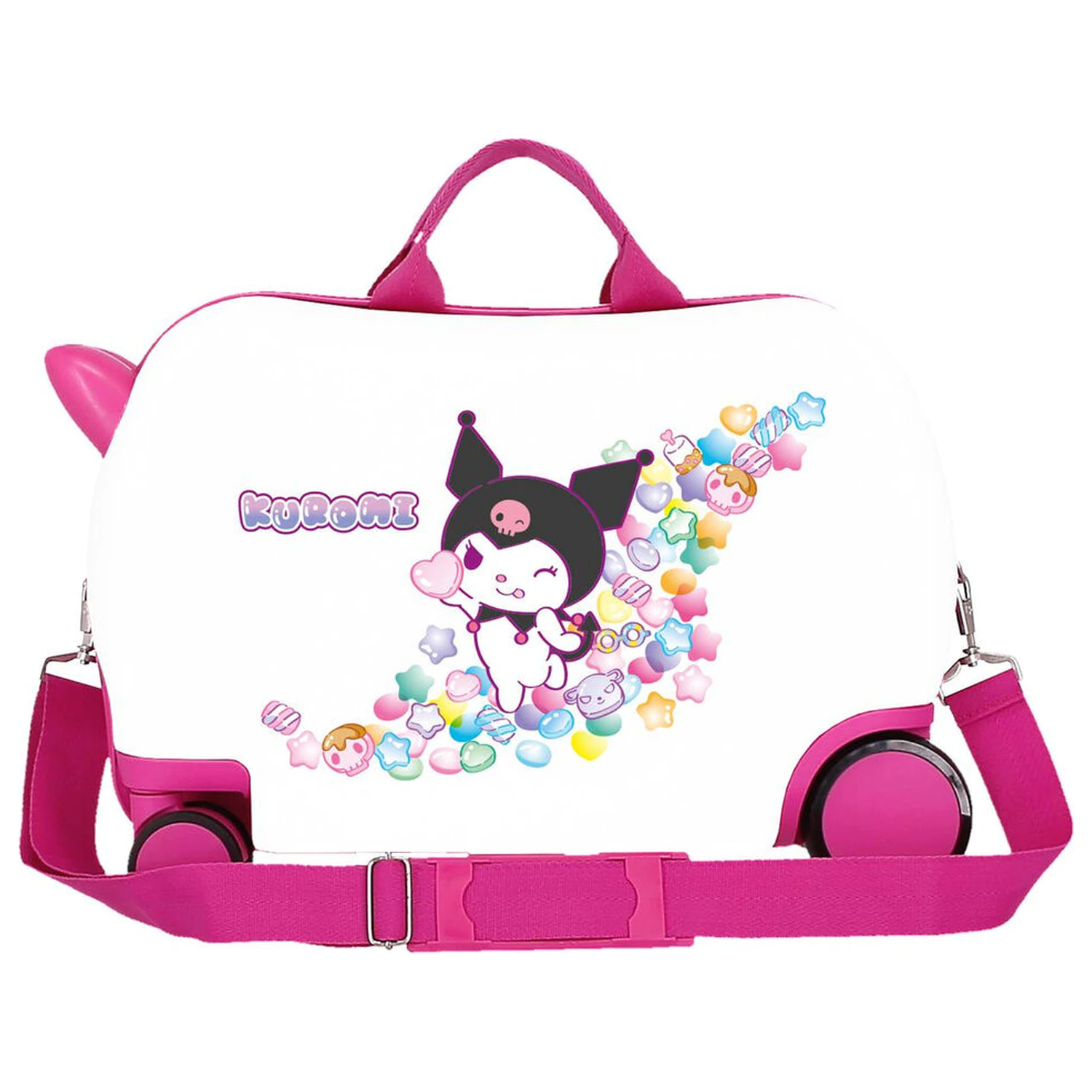 Hello Kitty Kuromi Cukierki ABS walizka na kółkach 45cm zdjęcie produktu