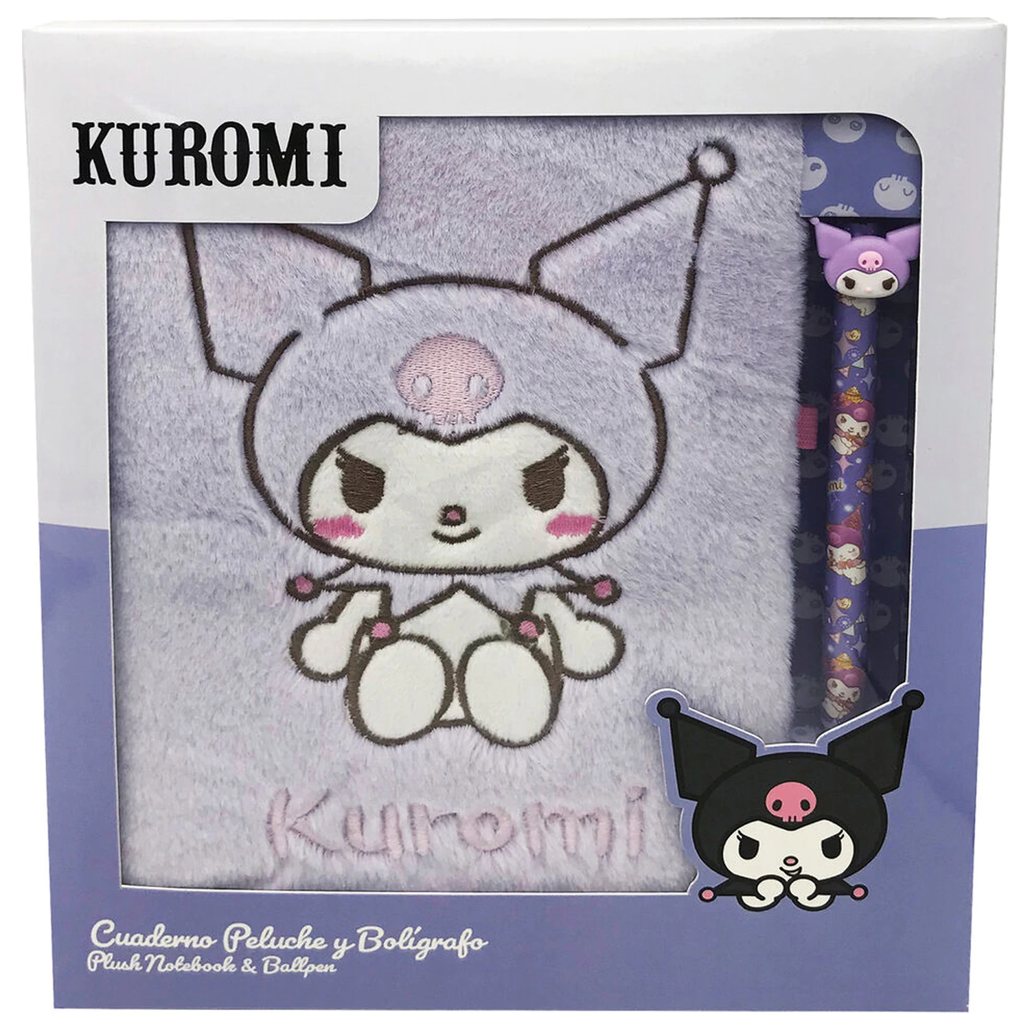 Hello Kitty Kuromi Przytulny notatnik i długopis zdjęcie produktu