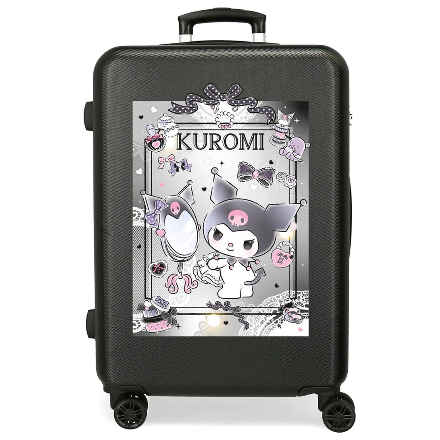 Walizka na kółkach ABS Hello Kitty Kuromi Dream Closer z możliwością rozbudowy, 65cm zdjęcie produktu