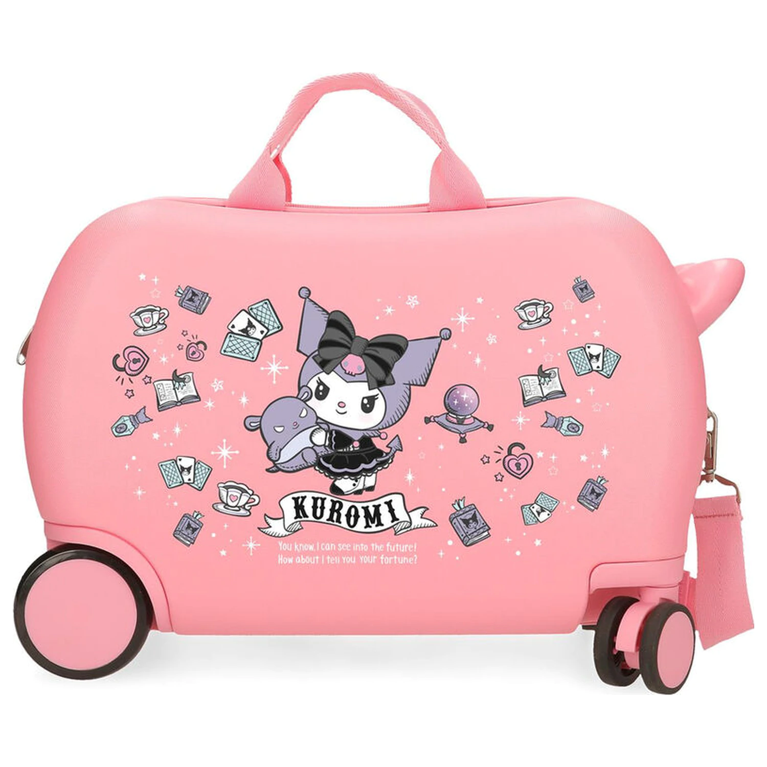 Hello Kitty Kuromi Fortune Telling walizka na kółkach ABS 45cm zdjęcie produktu