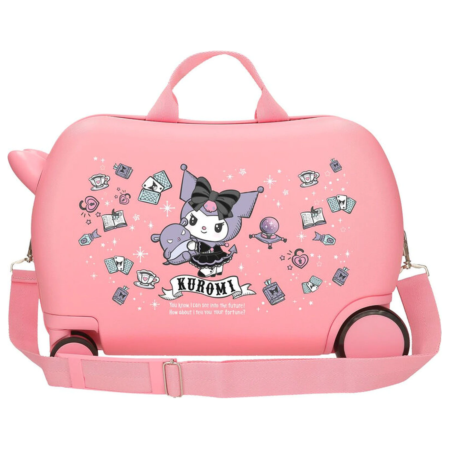 Hello Kitty Kuromi Fortune Telling walizka na kółkach ABS 45cm zdjęcie produktu