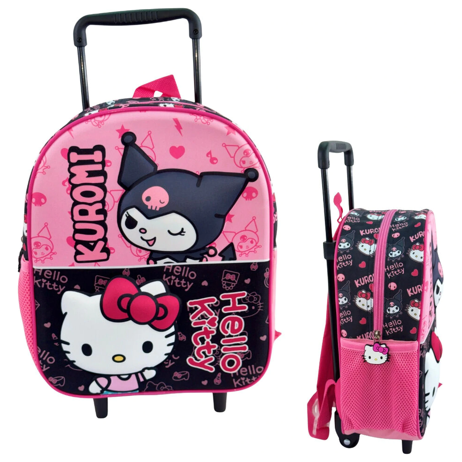 Hello Kitty & Kuromi wózek na kółkach 32cm zdjęcie produktu
