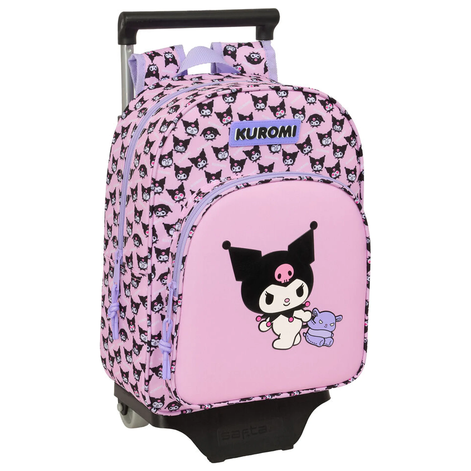 Hello Kitty Kuromi wózek na kółkach wyciągany 34cm zdjęcie produktu