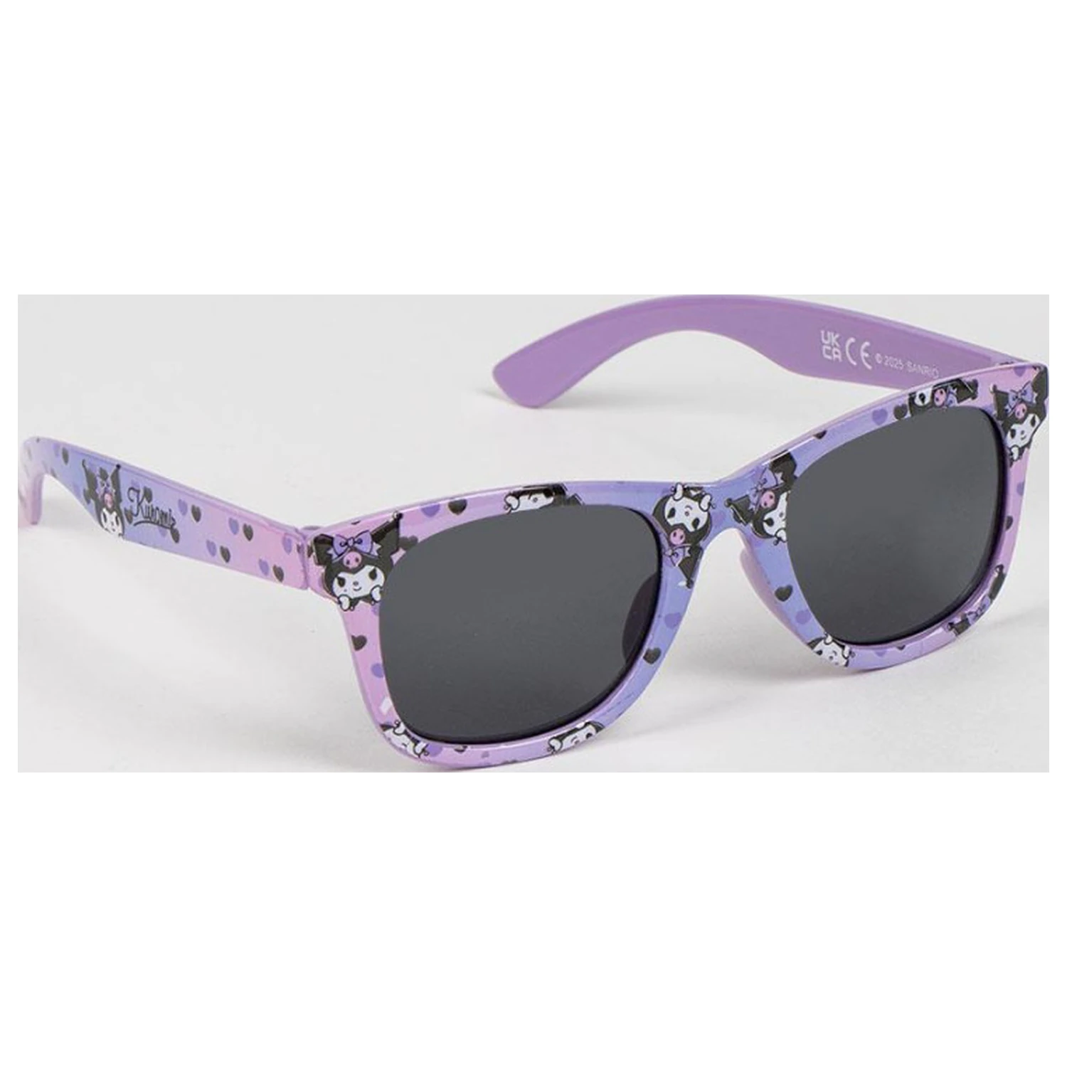 Hello Kitty Kuromi Okulary Przeciwsłoneczne w Kształcie Serca w Etui zdjęcie produktu
