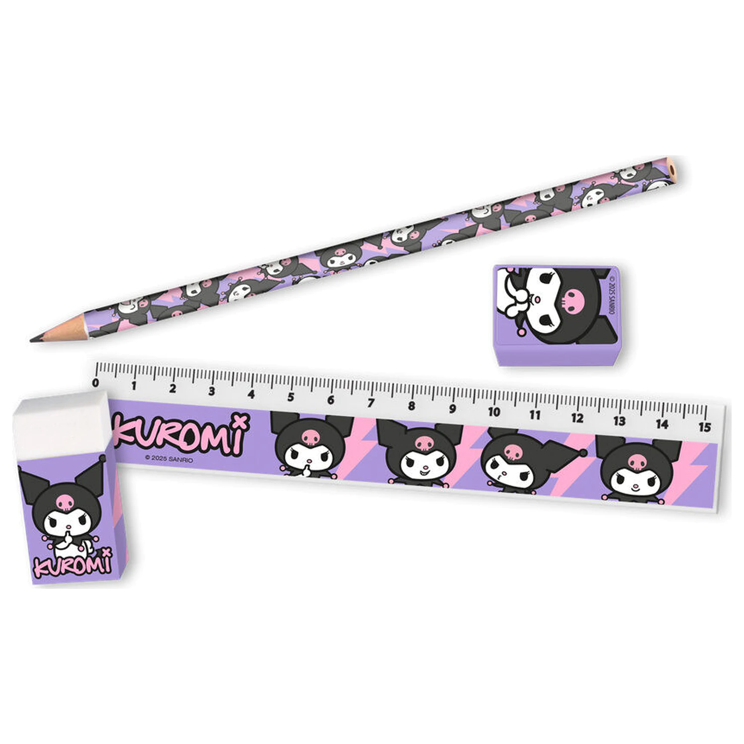 Hello Kitty Kuromi zestaw artykułów piśmienniczych zdjęcie produktu