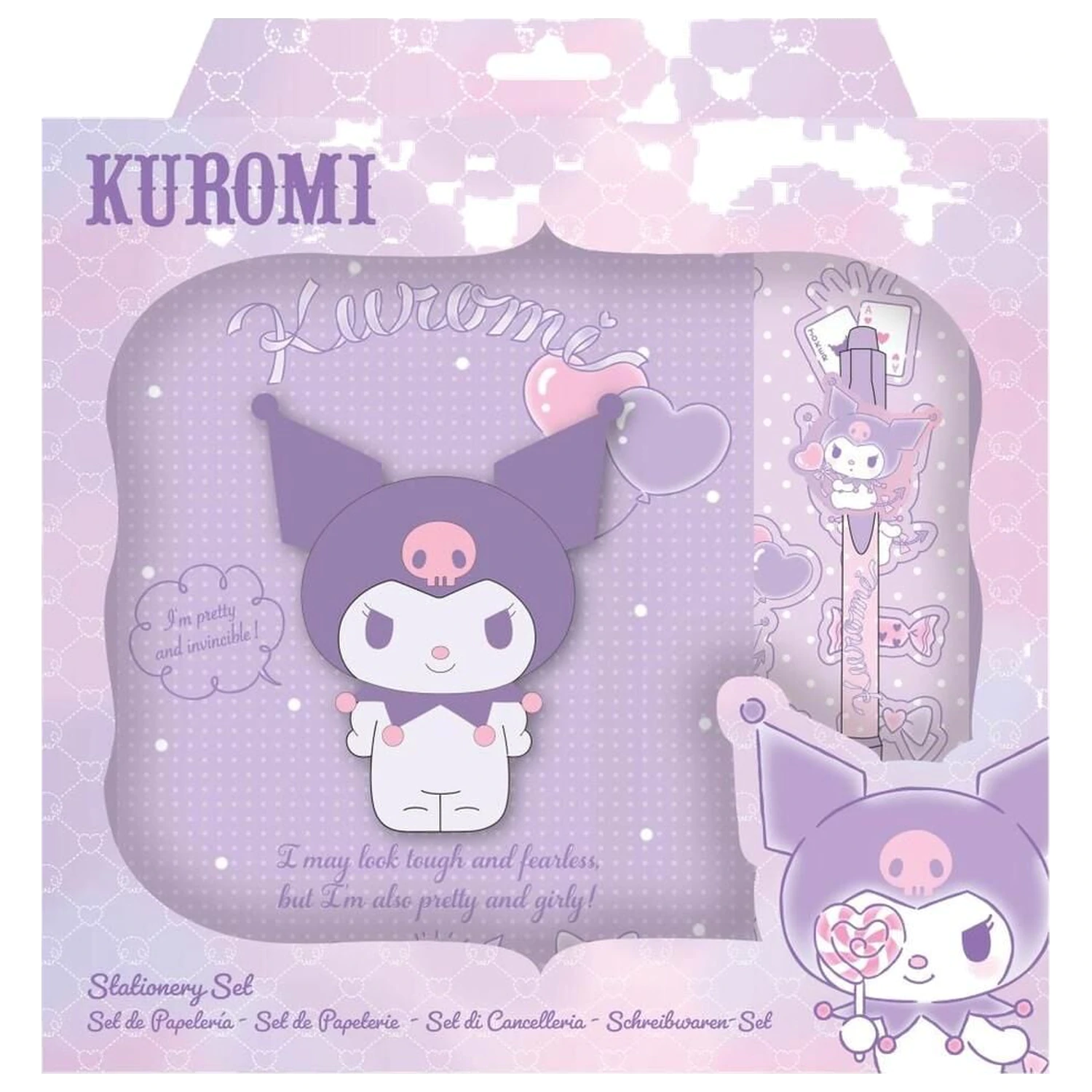 Zestaw artykułów papierniczych Hello Kitty Kuromi zdjęcie produktu