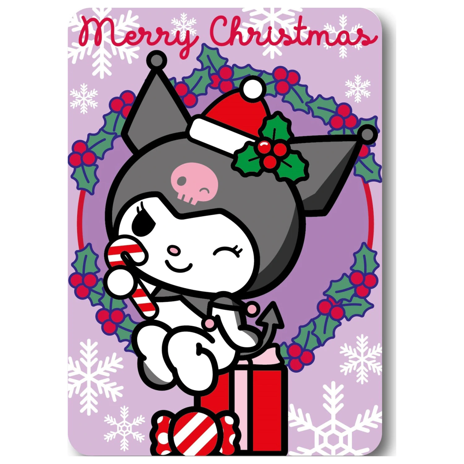 Hello Kitty Kuromi Świąteczny koc polarowy zdjęcie produktu