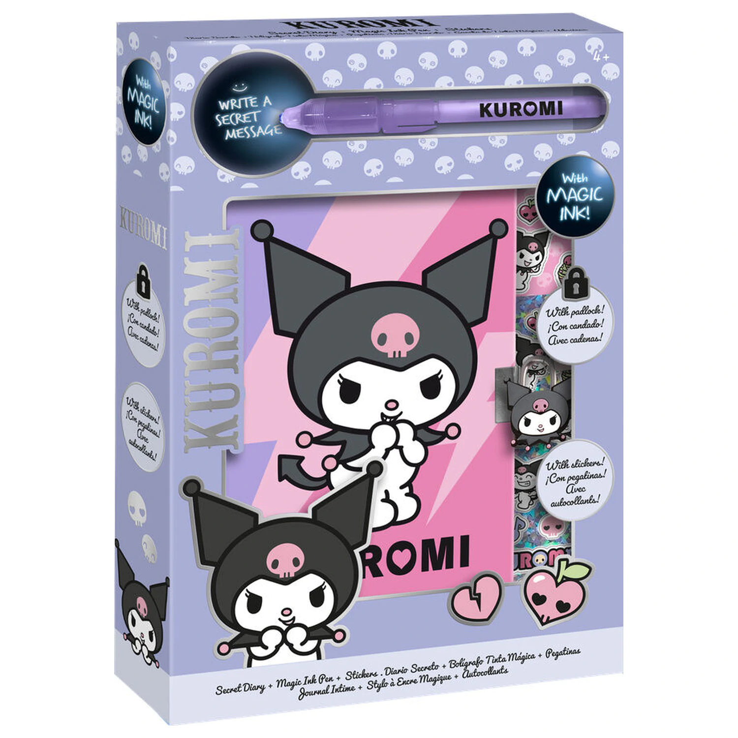 Hello Kitty Kuromi Diary + magiczny długopis zdjęcie produktu
