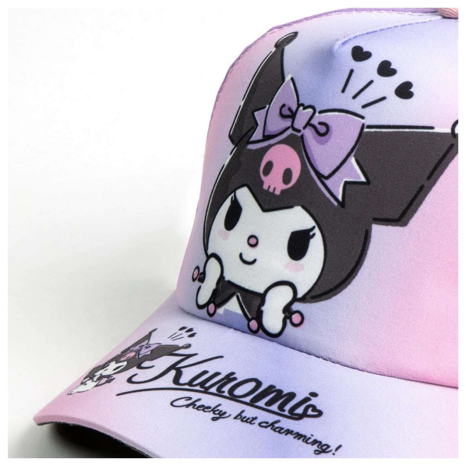 Hello Kitty and Kuromi Zestaw Okularów Przeciwsłonecznych i Czapki Z Daszkiem zdjęcie produktu