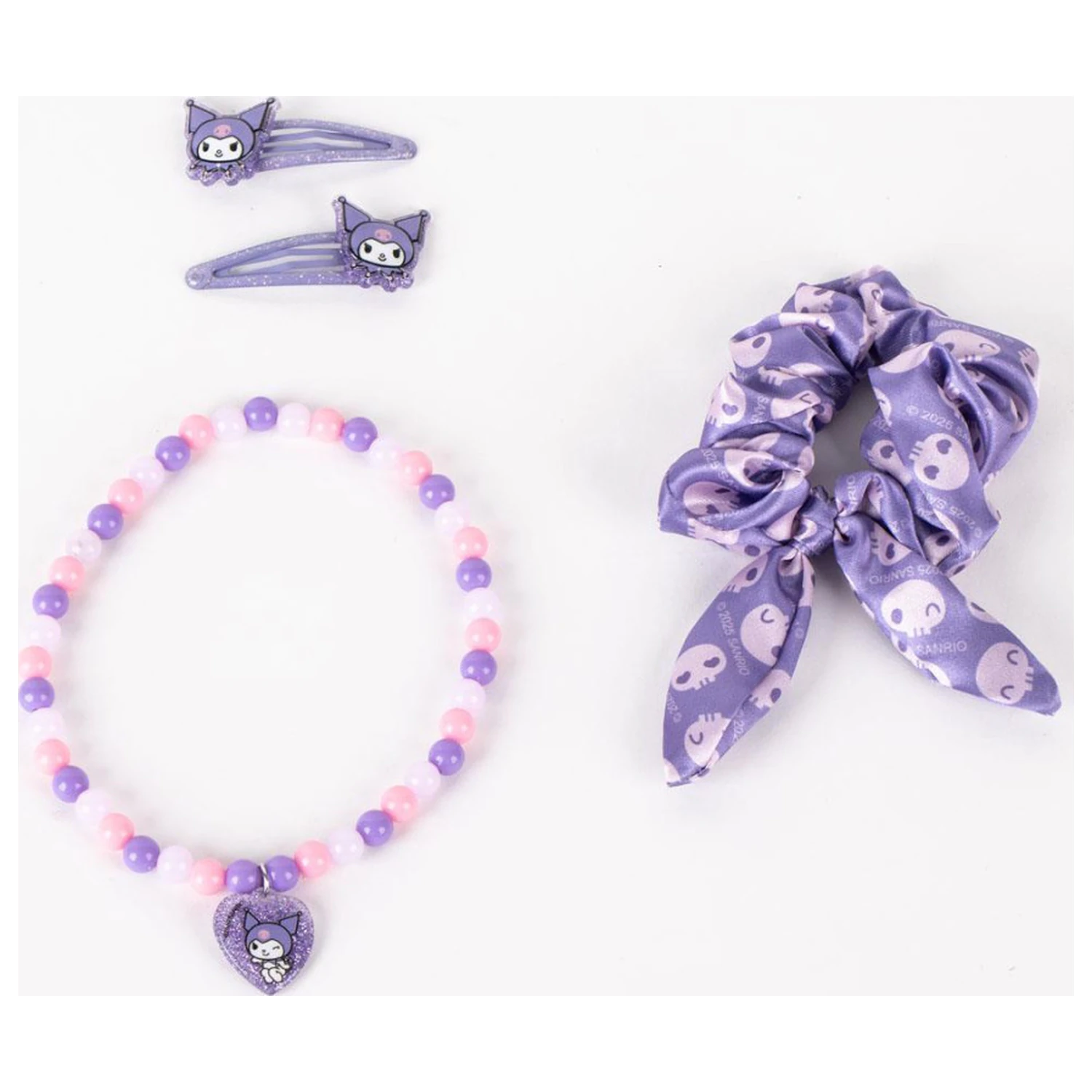 Hello Kitty Kuromi zestaw naszyjnik i akcesoria do włosów zdjęcie produktu