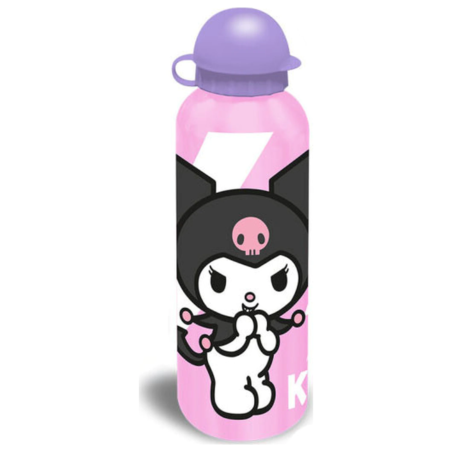 Hello Kitty Kuromi Różowa Aluminiowa Butelka do Picia z Nakrętką 500 ml zdjęcie produktu