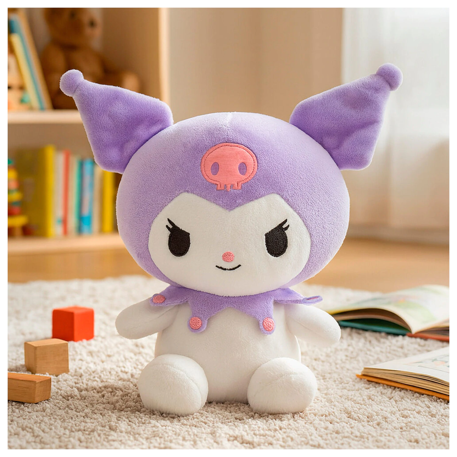 Maskotka Hello Kitty Kuromi pluszowa 19,5cm zdjęcie produktu