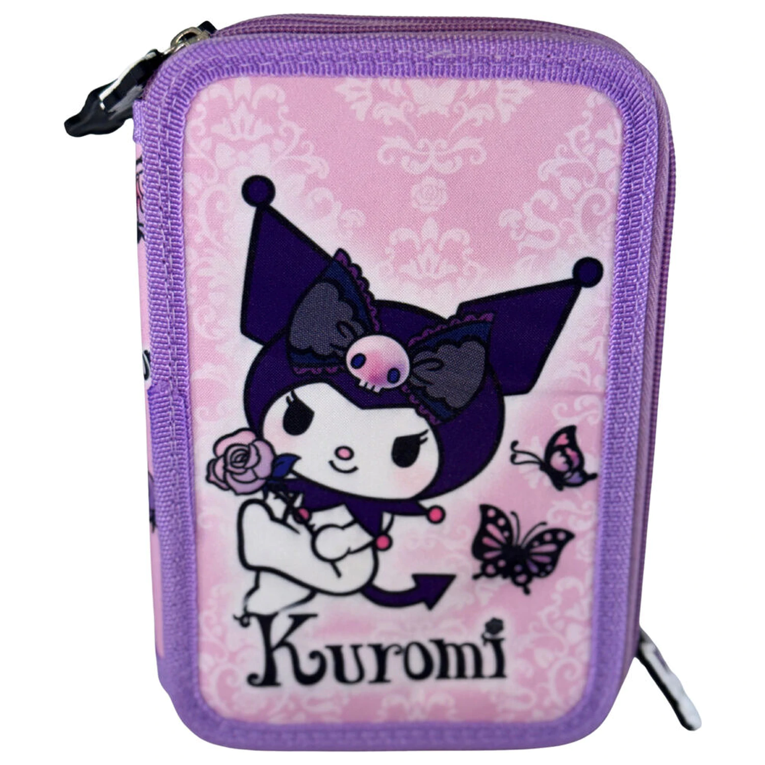 Hello Kitty Kuromi Purple potrójny piórnik zdjęcie produktu