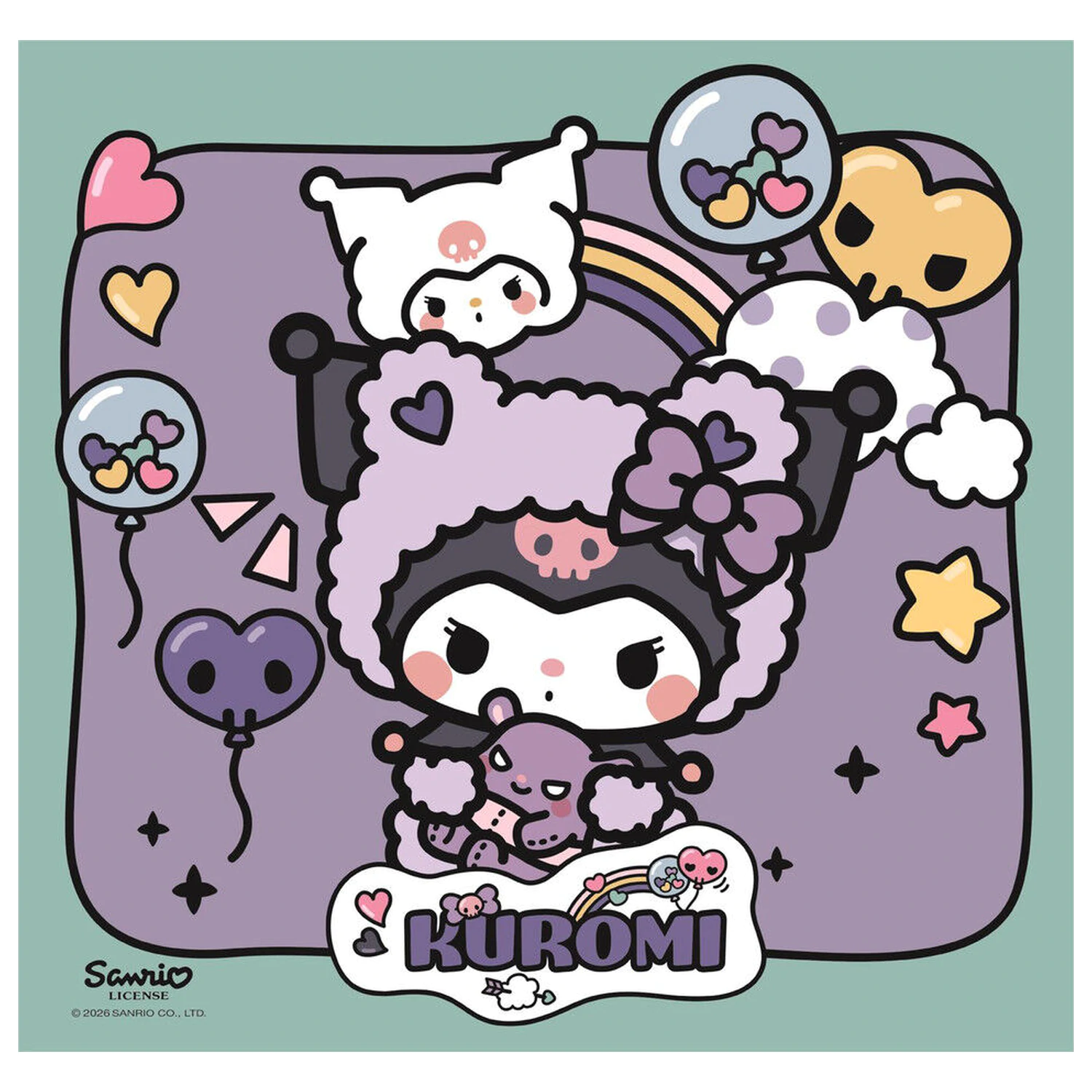Hello Kitty Kuromi puzzle 3x48szt. zdjęcie produktu